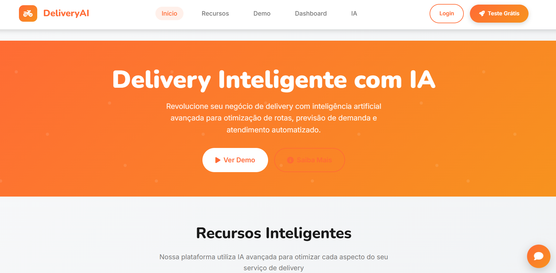 App de Delivery Inteligente Preview