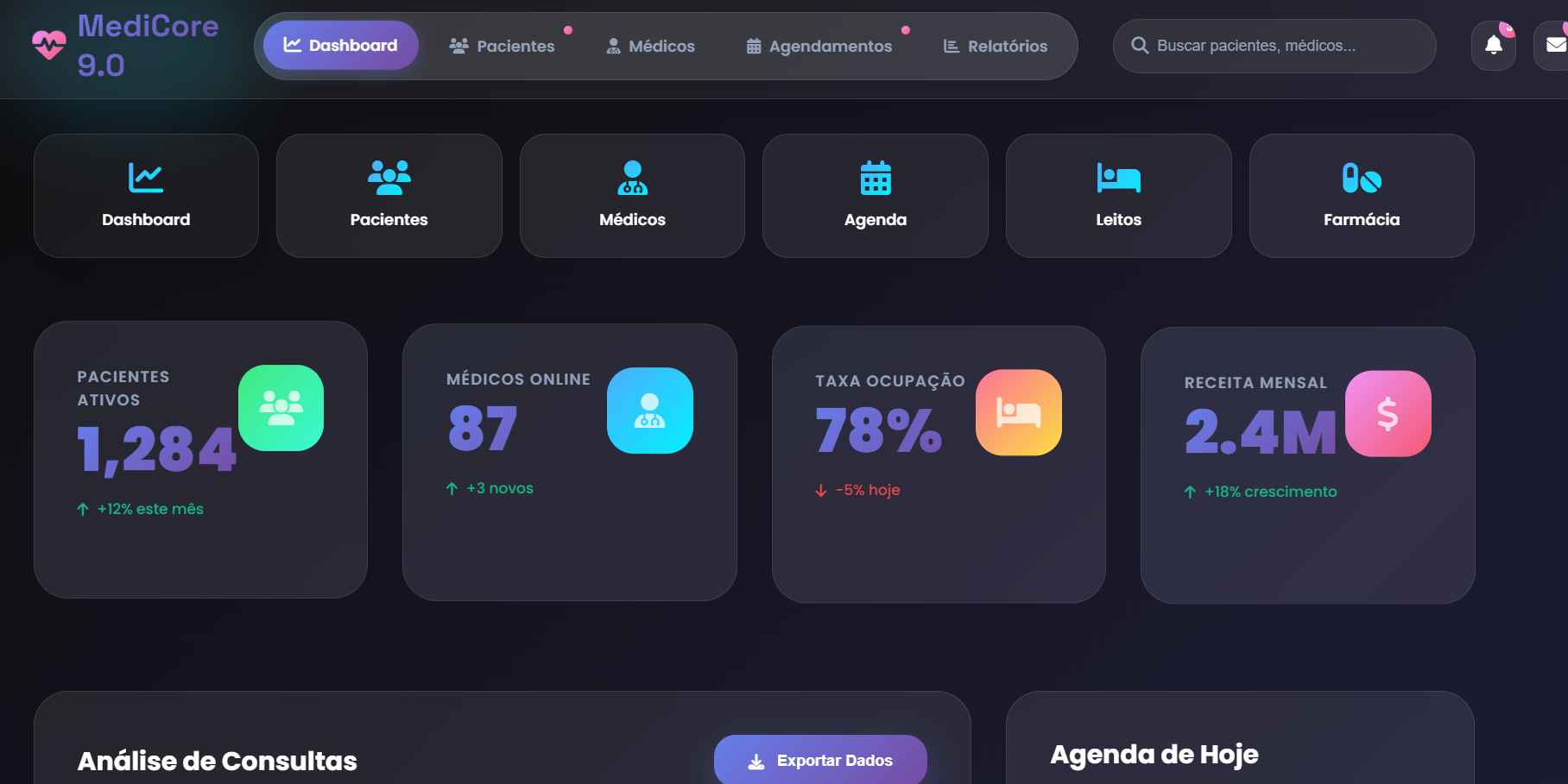Sistema Hospitalar 9.0 Preview